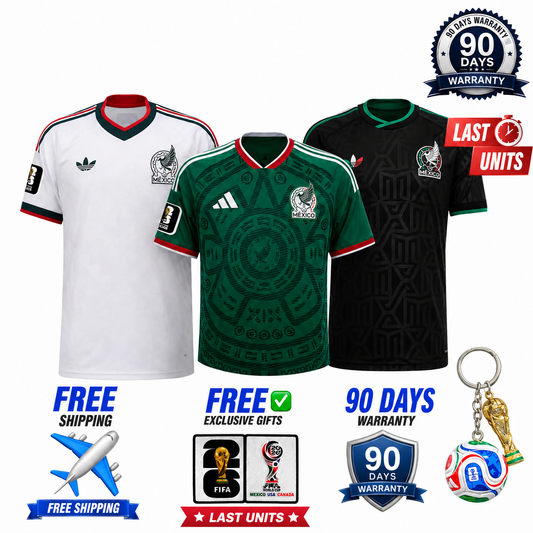 Mexico 2026 World Cup 3-Shirt Kit
